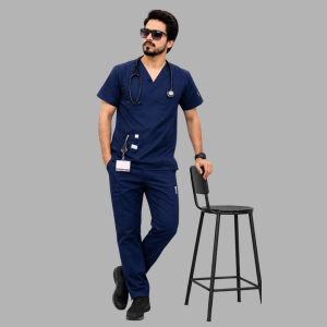 man medical uniform and scrub