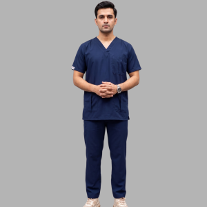 Spandura Unisex Premium Scrub (Stretchable) Navy blue – Unisex