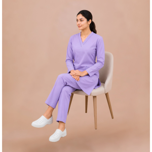 Breeze Cotton Women’s Medical Scrub Set – Lavender