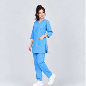 Sky Blue Women’s Medical Scrub Set