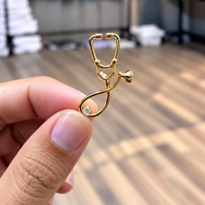 crystal stethoscope badge